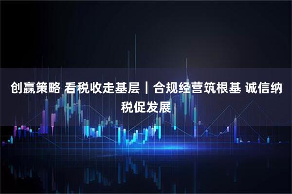 创赢策略 看税收走基层｜合规经营筑根基 诚信纳税促发展